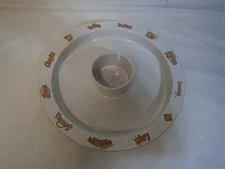 FRITO LAY CHIPS AND SALSA SERVING PLATER BY FRANKOMA (MADE IN THE USA)