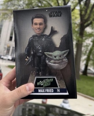 Max Fried New York Yankees Star Wars Mandalorian and Grogu
