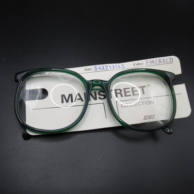 #ad #ad Mainstreet Jenny Emerald Green Full Rim Eyeglass Frames 54 21 145 Vintage Style $36.89