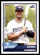 2021 Daniel Cabrera Choice Minor League Rookie West Michigan Whitecaps