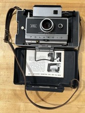Polaroid Automatic 250 Land Camera with Case, Strap Untested