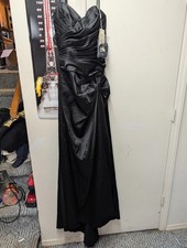 CINDERELLA DESIGN Elegant Black Strapless Evening Dress SZ L
