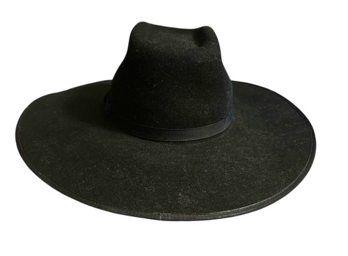 De Colección Resistol Autoconforme 4X Fieltro Sombrero de Vaquero Hombres 6 7/8 Negro Western Rodeo - Imagen 4 de 11