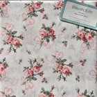 Laura Ashley Floral Queen Sheet Set Cottage Farmhouse Flowers Red Pink Green