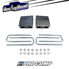 Pro Comp 5” Rear Lift Blocks w/ U-Bolts for 2014-2018 Silverado Sierra 1500 4x4