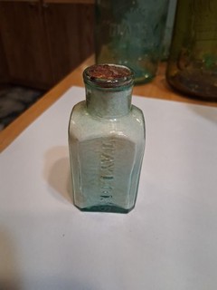 1850'S OPEN PONTIL TAYLOR'S OPOCURA EX. GARY GUCKERT & JOHN WOLFE