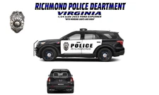 1/24 Scale Diecast Fd Explorer  Working Lights and Siren  Richmond VA Graphics