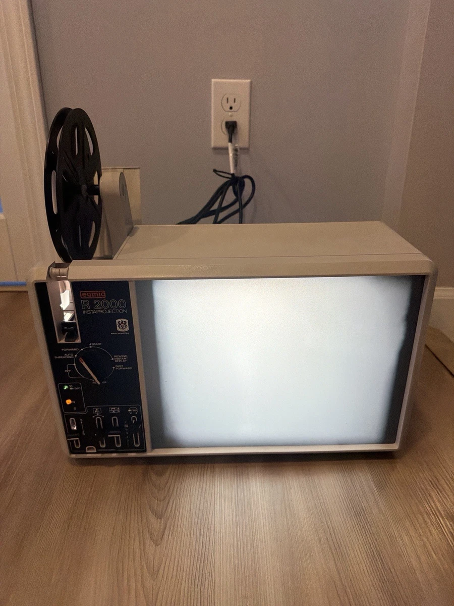 Proiettore Cinematografico Eumig 607D Doppio Formato Super 8 E Standard 8, Restaurato
