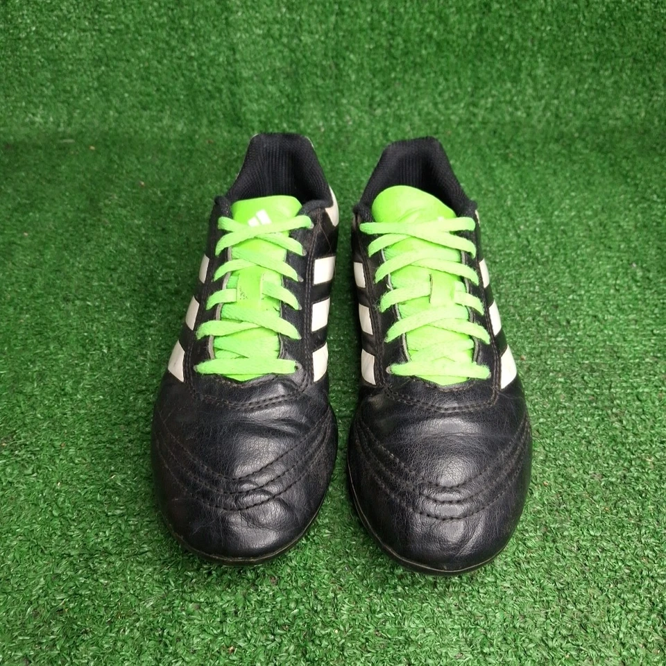 Adidas, SZ 4 YOUTH , cleats (Black/Lime Green Soccer) - Image 4 of 4