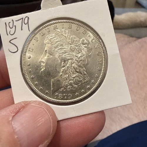 * 1879 S * BU MS++ FROSTY SPARKLING WHITE GORGEOUS MORGAN SILVER DOLLAR #Q26