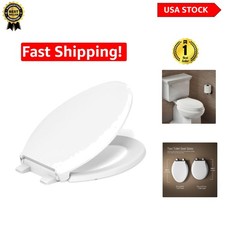 Luxury Comfort: Kohler Quiet Close Elongated Toilet Seat with Grip-Tight Bumpers