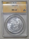 1882-O Ms62 MORGAN SILVER DOLLAR