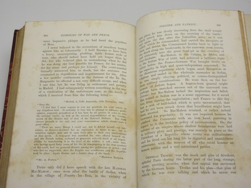 Krieg und Frieden ARCHIBALD FORBES 1895 1. Auflage Kriegskorrespondent Ledereinband - Bild 15 von 16