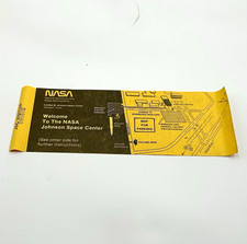 VTG NASA Johnson Space Center Visitor Parking Pass & Instructions Pamphlet Map