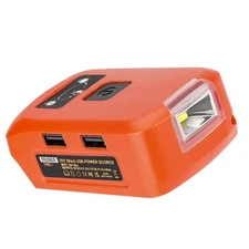 20V USB&DC Dual Port Lithium-Ion Battery Charger Accessories For Black&Decker