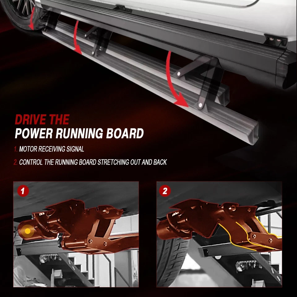 2x Motor de estribo eléctrico para Cadillac Escalade, Chevy GMC, Yukon 2007-2014 Foto 4 de 4