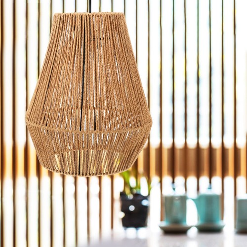 Hanging Light Cover Home Ceiling Light Cover Lamp Shade Bedroom Lampshade - Picture 7 of 17