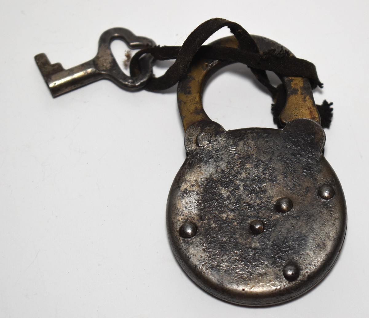 Vintage OMECO Padlock Lock & Key - WORKS | eBay