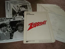 ZAPPED! Original 1982 Press Kit w/10 Glossy Stills ~ Scott Baio & Willie Aames