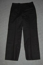 Womens Dark Brown Dress Pants Slacks Unbranded Slight Pinstripe