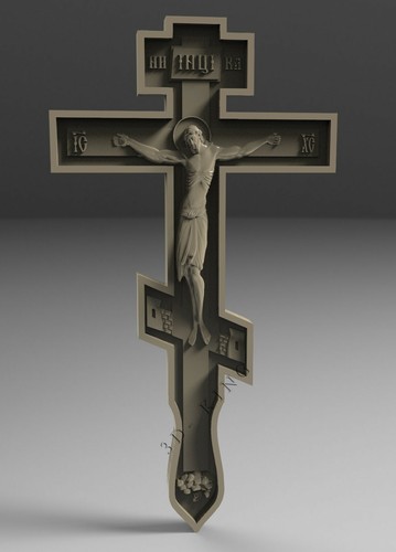 9 Stck. 3D STL Modelle CROSS & JESUS für CNC Router Aspire 3D Drucker Graveur - Bild 8 von 10