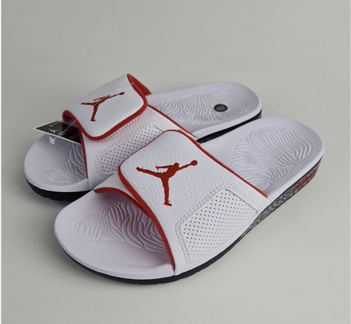 Sandalias rojas blancas universitarias 854556 103 talla 12 Nike Jordan Hydro 3 Retro Slides - Imagen 7 de 12