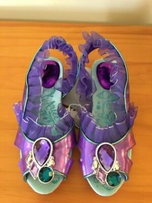 NWT Disney Store Ariel Costume Shoes Princess Girls The Little Mermaid