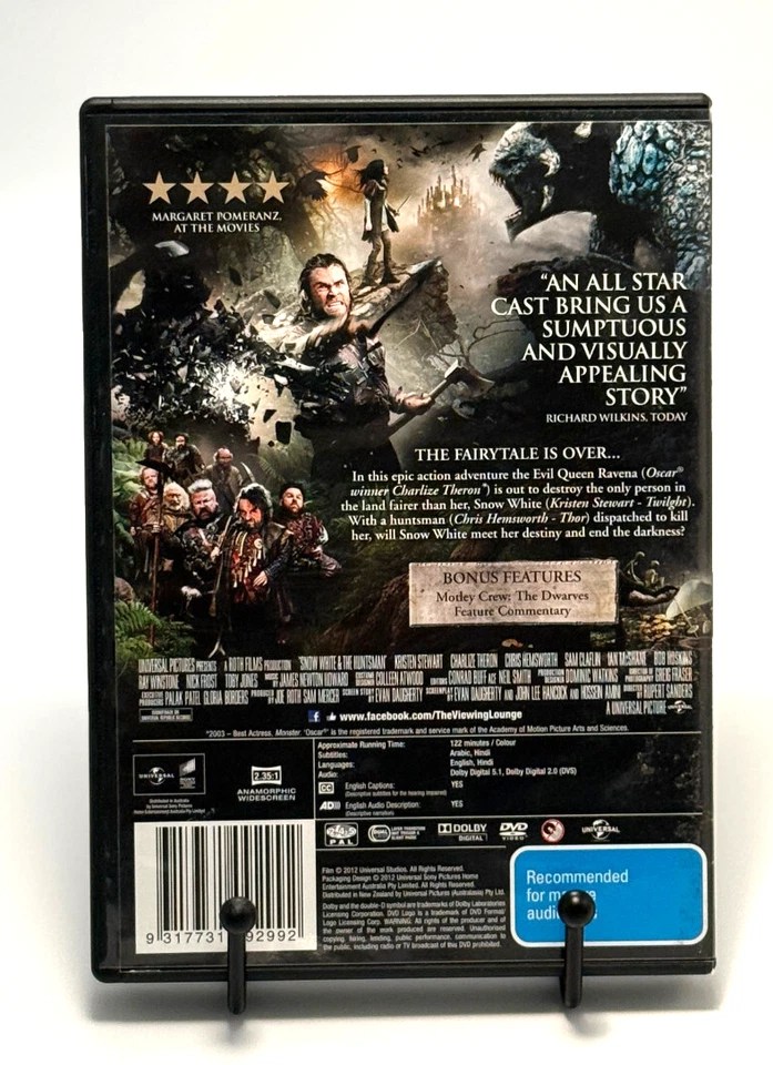 Snow White and the Huntsman (2012) DVD - Image 2 of 2