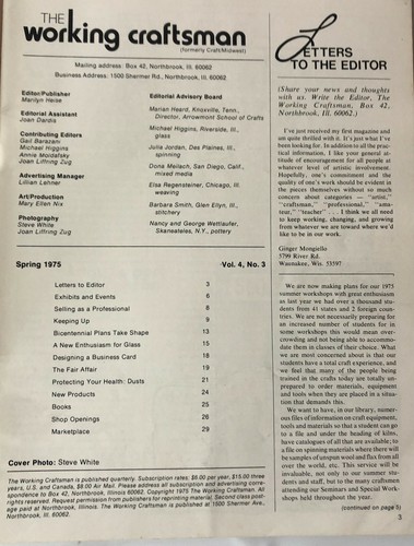 1970's The Working Craftsman Magazine 12 Issues + 2 Source Directories - Picture 11 of 12