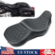 NEW Driver & Passenger 2-up Seat For Harley Touring Street Road Glide 2009-2023