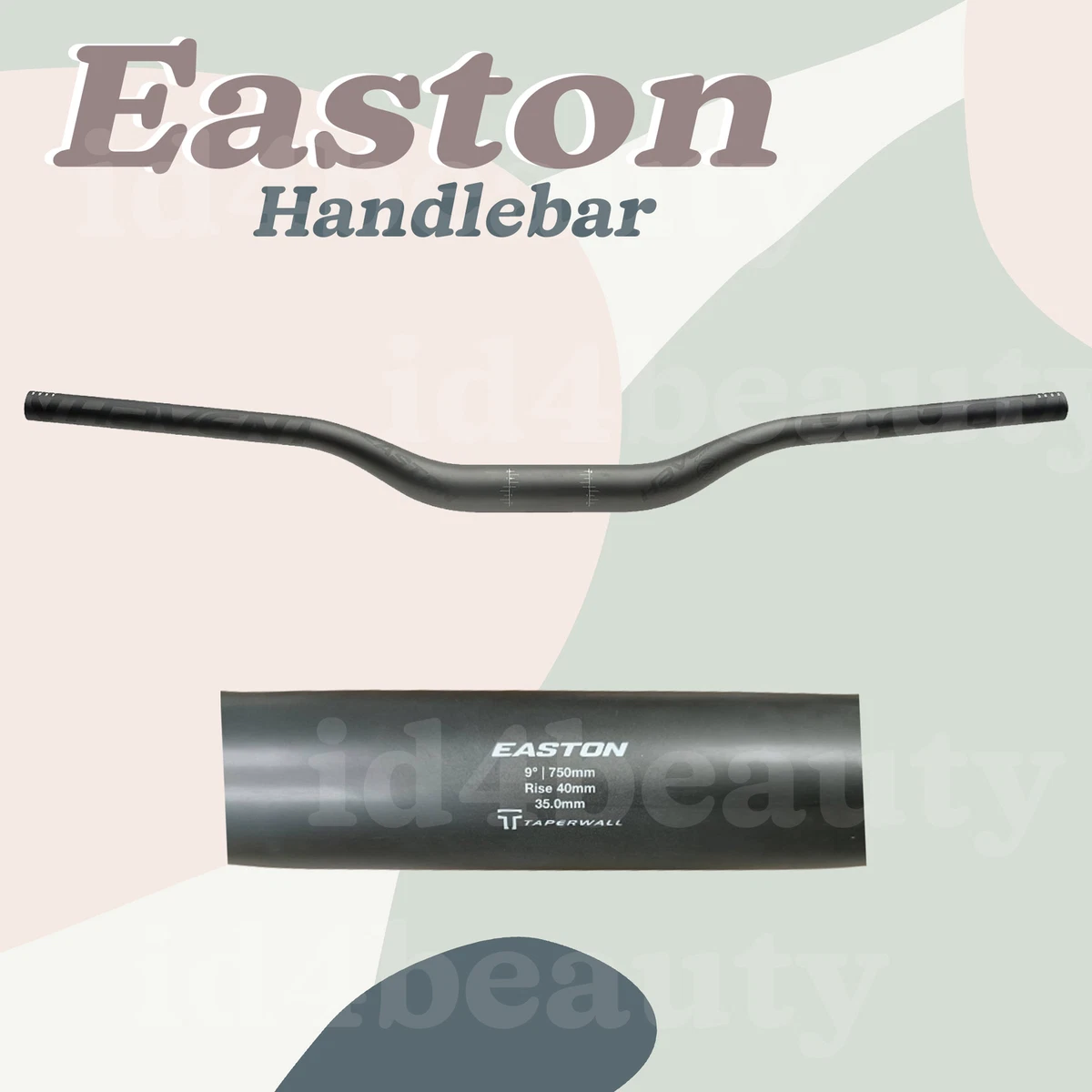 Easton Haven 35 HI RISE 40mm Carbon 750mm MTB Black Handlebar New