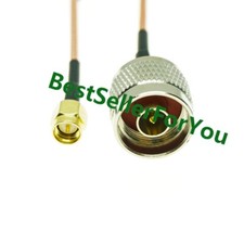 N Type Male to SMA Male Plug connector RF Pigtail Coaxial Jumper Cable RG316