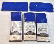 Sew-Ology Royal Blue Double Fold Quilt Binding Bias Tape Polyester Cotton Blend