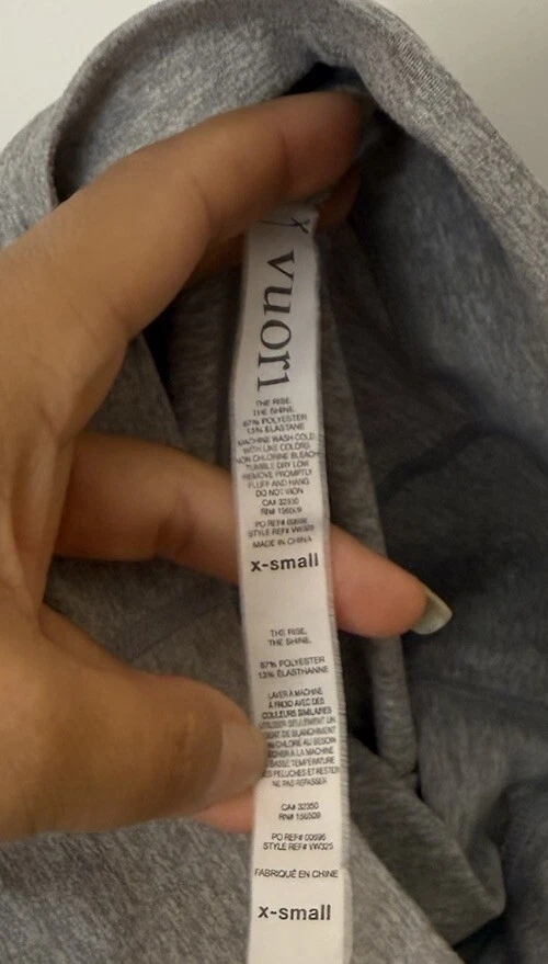 vuori pace high rise athletic yoga pocket heathered leggings