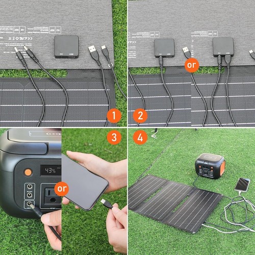 Tragbare Powerstation 97Wh & 30W Solarpanel Kit - kompakt, schnell aufladend! - Bild 2 von 7