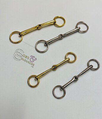 WINZIGE LOSE RINGTRENSE BIT 3,25 ZOLL 3,5 ZOLL 3,75 ZOLL 4 ZOLL MESSINGFARBEN ODER STAHL *GRATIS VERSAND*
