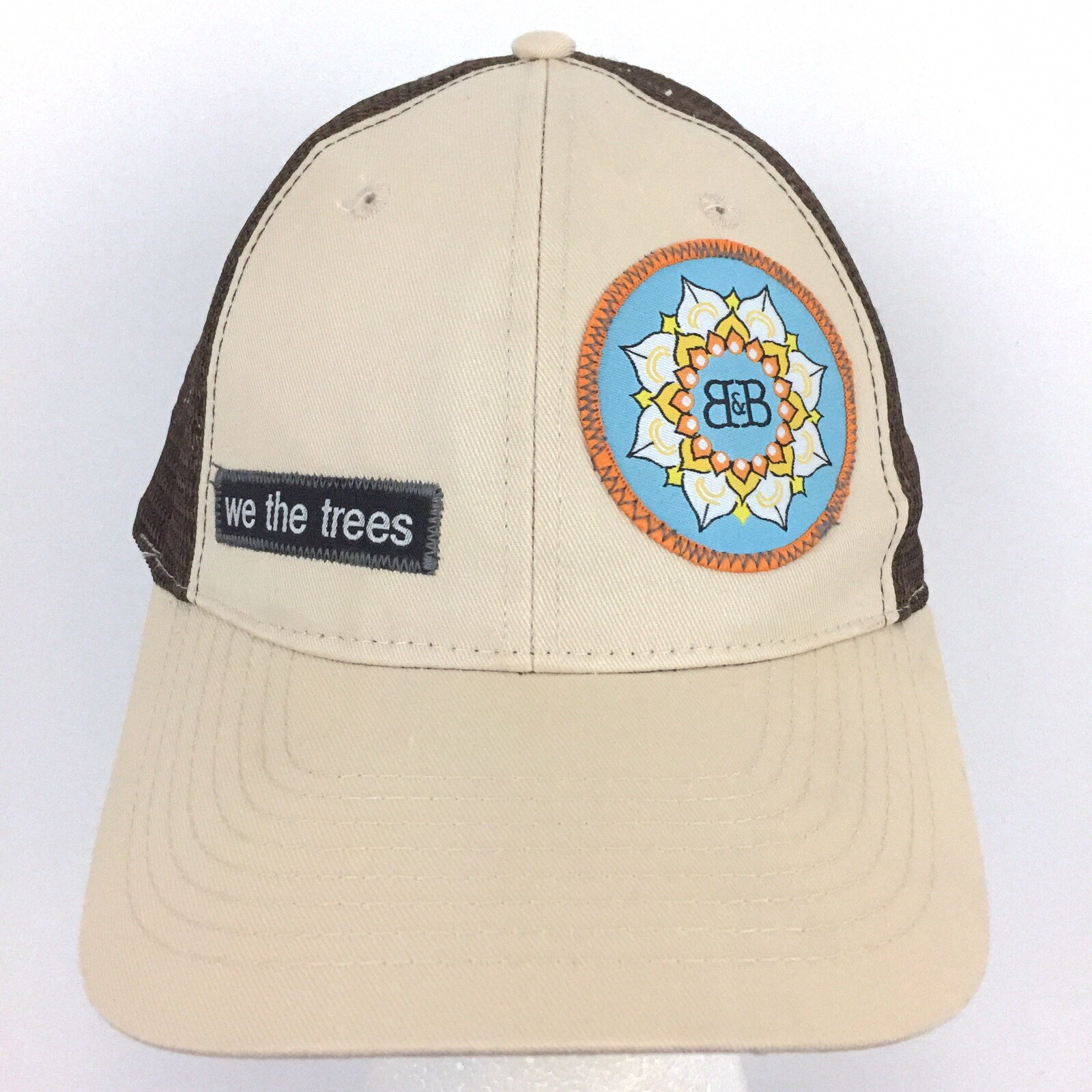 We The Trees Patch Cap Spell Out Script Logo Mesh… - image 1