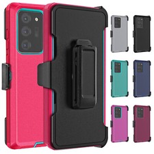 For Samsung Galaxy Note 20 Ultra 5G Heavy Duty Shockproof Case Cover / Belt Clip