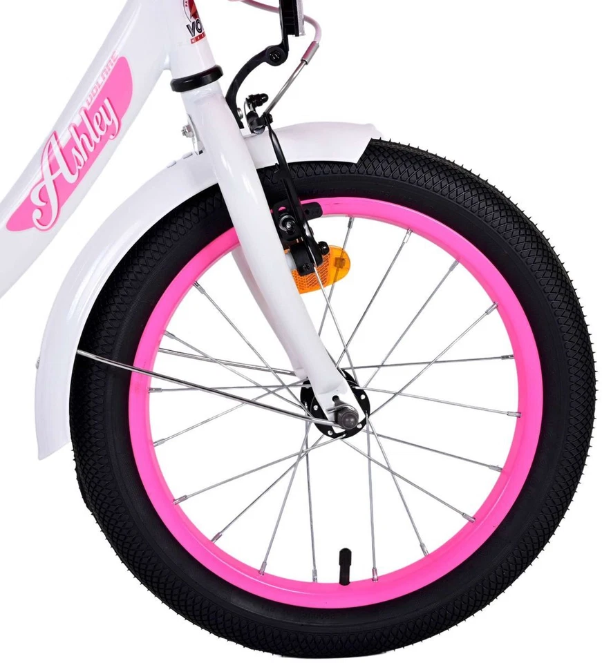 16 Zoll Kinder Mädchen Fahrrad Mädchenfahrrad Mädchenrad Kinderrad Rad Bike Weiß - Bild 4 von 4