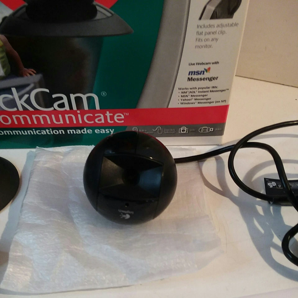 Logitech QuickCam Communicate WebCam QC COMM 9613620403 - Image 3 of 4