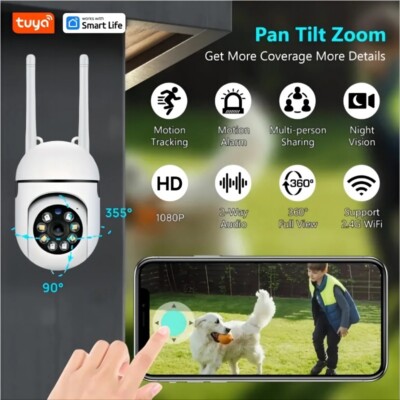 New Tuya Smart WiFi Indoor Camera Smart Home Security Video Surveillance Two Way