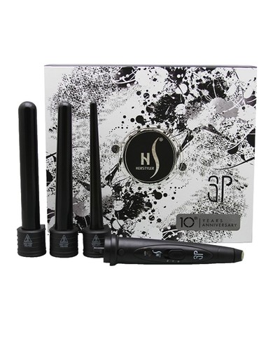 Herstyler 3 in 1 a‎ clipless curling iron Herstyler 3 in 1 curling iron - Interchangeable barrels— no  main image 4