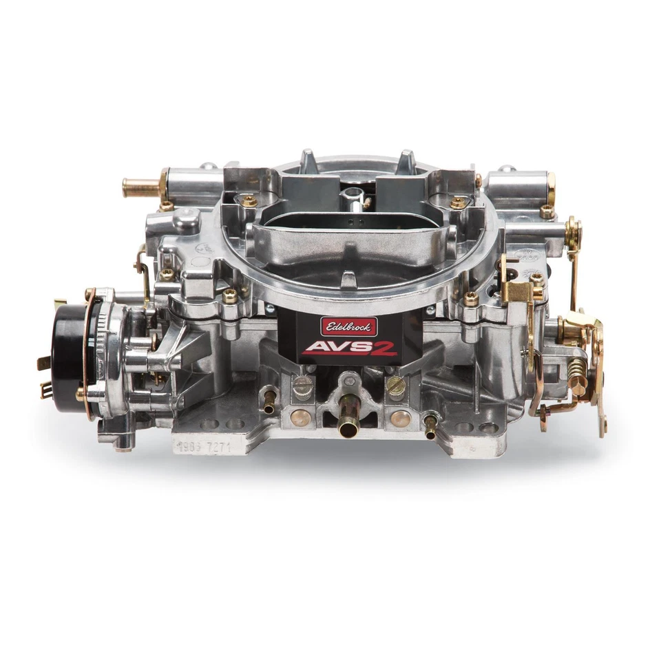 Carburador de 4 barriles Edelbrock 1906 AVS2 650 CFM, obturador eléctrico Foto 4 de 4