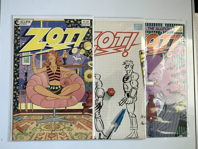 Zot! #22, #31, #32 Eclipse Comics (1988, 1990) ~ Scott McCloud