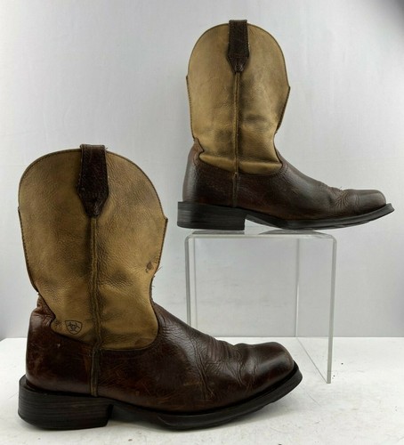 Men's Ariat Brown Leather Square Toe 
