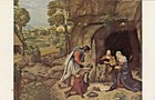 Vintage Postcard  RELIGIOUS  ADORATION OF THE SHEPHERDS   UNPOSTED