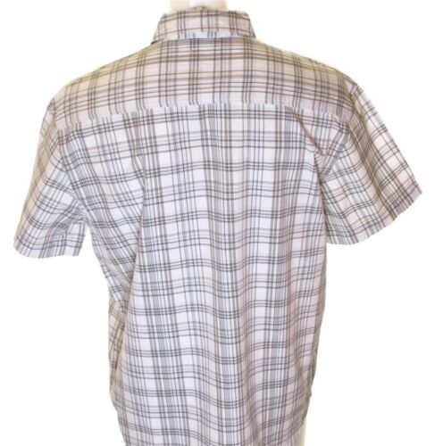 Nuevo Hombre Wrangler Manga Corta Camisa Bolsillo Casual Holgado Blanco L XL - Imagen 2 de 2