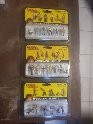WS HO Scale People Carpenter Crew  A1947 A1907 Golfers A1824 Ordinary People 
