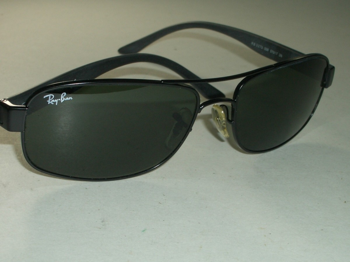 RAY BAN RB3273 006 57[]17mm STUNNING SLEEK G15 GLASS LENS BLACK