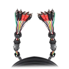 ProX XC-MEDOOZA50 Medusa Style 50' 10 RCA Ch 3 Power Cable for Marine Car Audio
